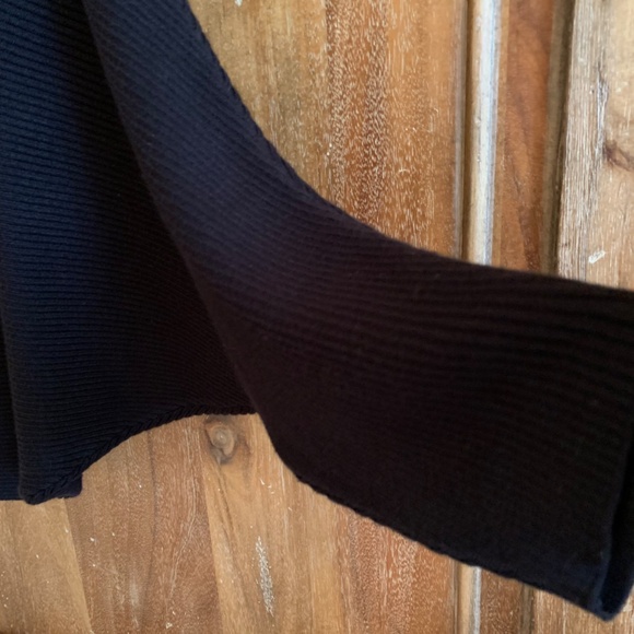 CLOTH NEW Black Ribbed Knit Shrug Sweater Size XS - Picture 5 of 10